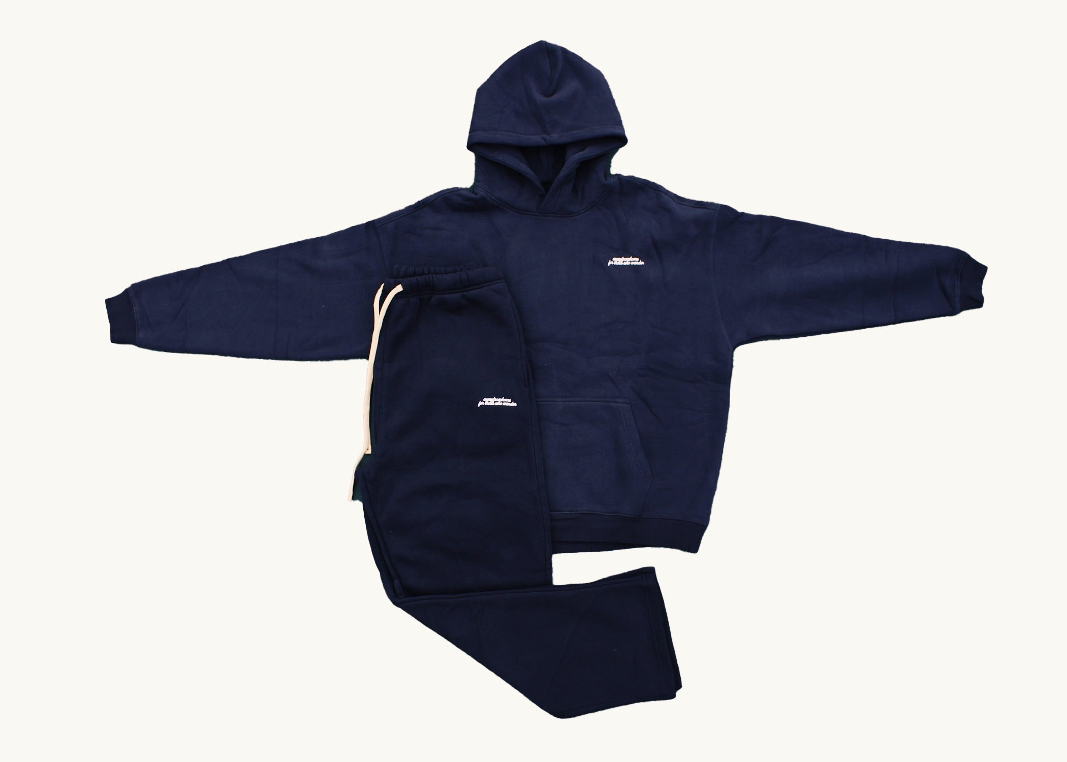 Navy Blue Sweatsuit